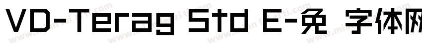 VD-Terag Std E字体转换